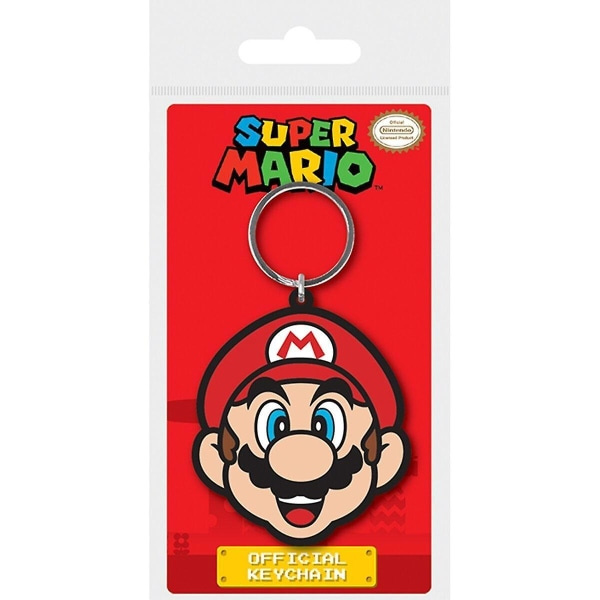 Nintendo Super Mario Nøglering Gummi IC