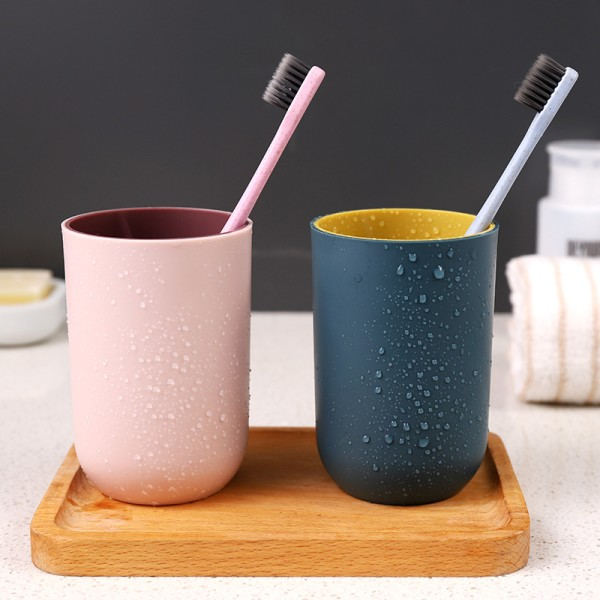 Plastmugg Återanvändbara dricksglas Okrossbara Diskmaskin Säker set 2-B