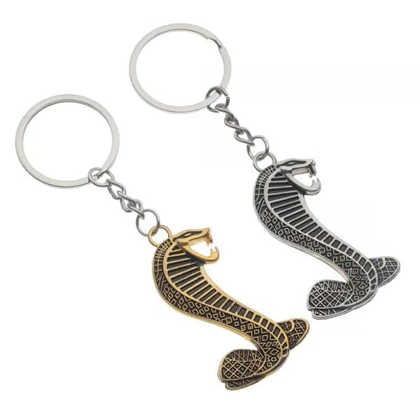 2-pack nyckelring med bilmärke - 3D bilnyckelring i metalllegering