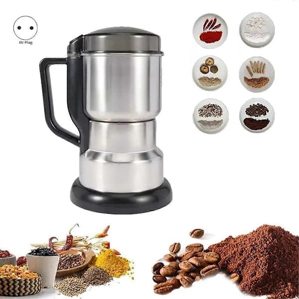 Elektrisk kaffekværn i rustfrit stål til krydderier og korn til hjemmekøkken 300 ml som vist As Shown