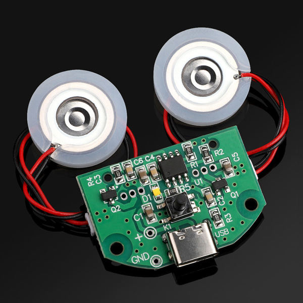 IC USB luftfuktare gör-det-själv-kit Dimmakare och drivrutin Kretskort dimma
