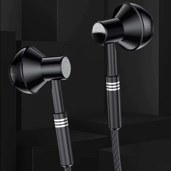 USB-C In-Ear Hovedtelefoner med Ledning DAC Sort sort black black