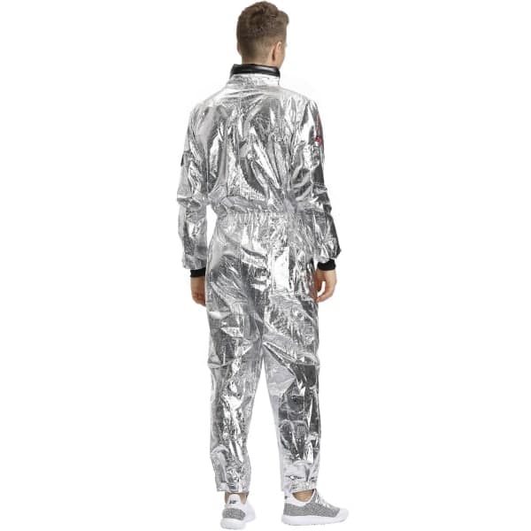 IC Astronaut Spaceman Cosplay Kostyme Sølv Romdrakt Y L