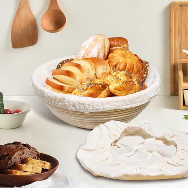 2 - stykker - heveduktrekk - Heveduk - bomull - lin - Holder - støv - brødbakeentusiaster