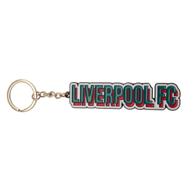 Liverpool FC Text Nyckelring One Size Blå/Röd Blue/Red One Size IC