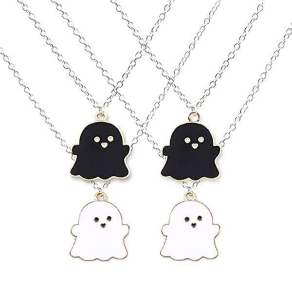 IC Ghost hänge halsband Tiny Ghost halsband Halloween rolig stil 1