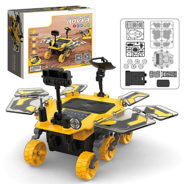 IC Fjernkontroll Biler DIY Montert Solar Rover Modell STEM Vitenskap og Utdanning Eksperiment Håndbok Selvmontert Elektrisk Leke