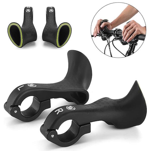1 par terrengsykkelstyreender 22,2 mm sykkelstyreender nylon styrehåndtak ergonomisk design sykkeltilbehør