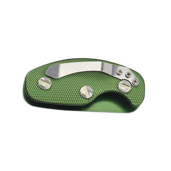 Organizer ja alumiinilegering Mininyckelhållare Clips Flexibel kompakt nyckelringsmapp (grön) IC