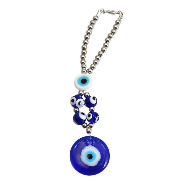 Funny Evil Eye Nyckelring Väska Nyckelring Hängande hängande zinklegering Nyckelring (11,5 X 1,2 cm, olika färger) IC