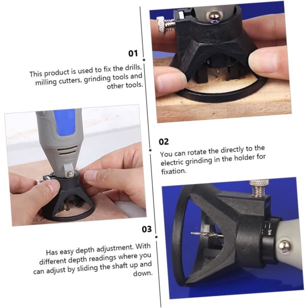 IC Bitar Sæt Power Roterende Positionsindstiller Slibning Fræsning Til Snidning Horn Grinder Cover Bor Justerbar Tilbehør