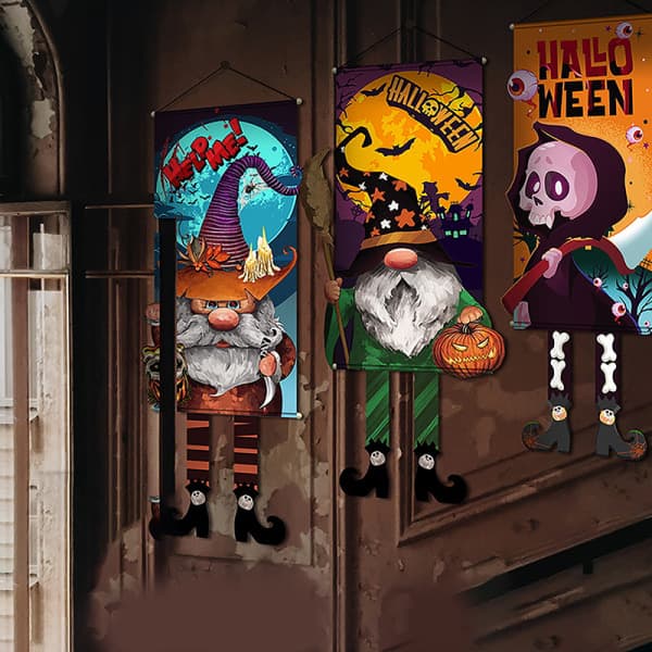 IC Halloween dekoration udendørs festartikler Gyserhus Dag A4