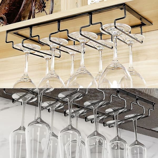 1:a glas kopphållare ställ vin kopp hållare upphängning för hemmet
