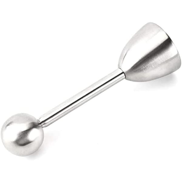 IC Creat Eggåpner Eggskallfjerner og Skjærer Eggtopper i Rustfritt Stål Premiumkvalitet Eggtilbehør, Artikler for Daglig Bruk