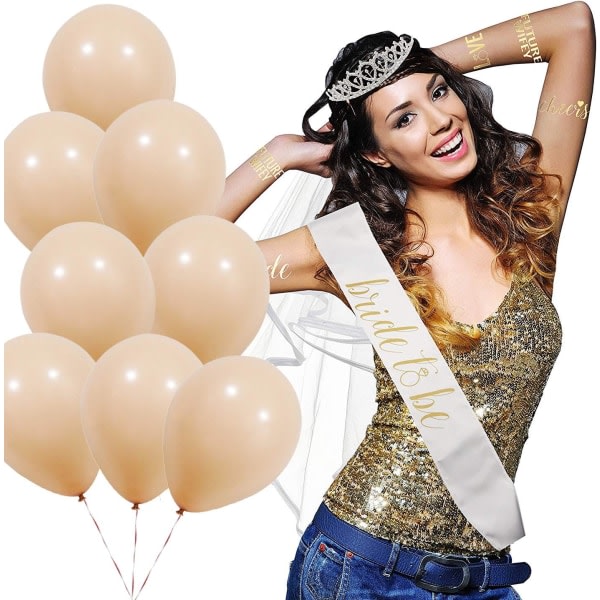 IC 50 st Champagne ballonger latex ballonger for bröllop bröllop baby shower födelsedagsfest dekorasjoner 5 tum