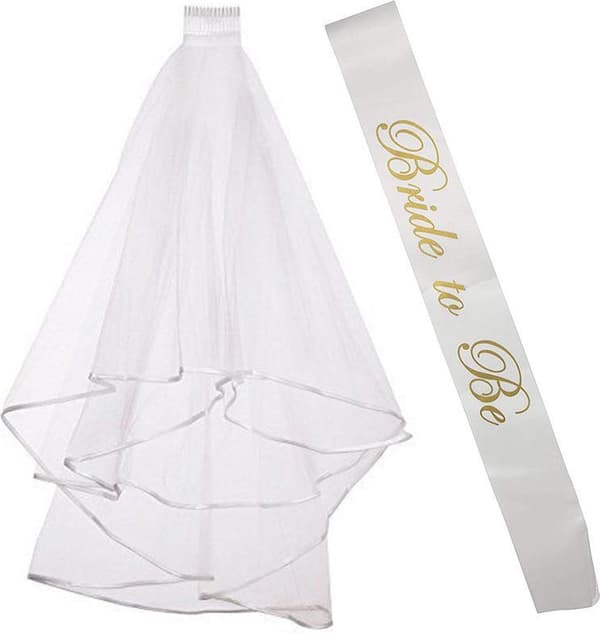 Möhippa set - Bride to be set - Möhippa - Skärp - Brud - Slöja - Dekoration - Utsmyckning