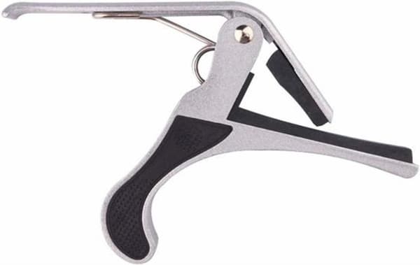 Guitar Capodaster - Capo - Guitar - Elektrisk - Akustisk - Aluminium - Sølv