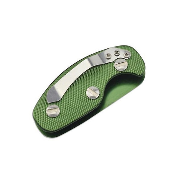 Organizer ja alumiinilegering Mininyckelhållare Clips Flexibel kompakt nyckelringsmapp (grön) IC