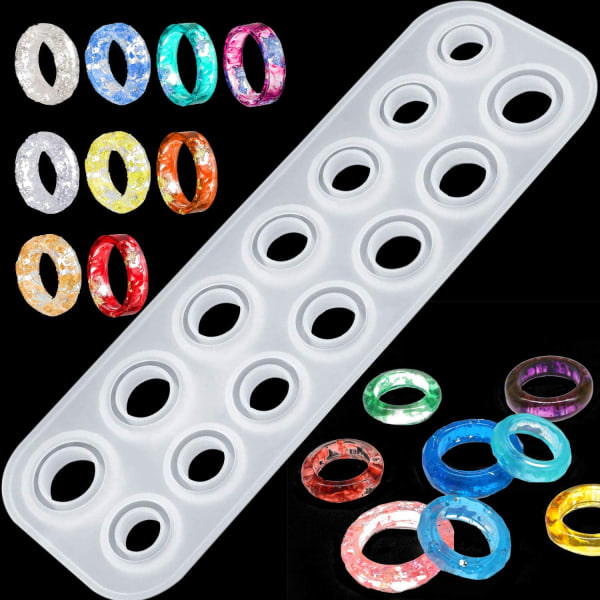 Premium Resin Ringformar för Epoxiharts