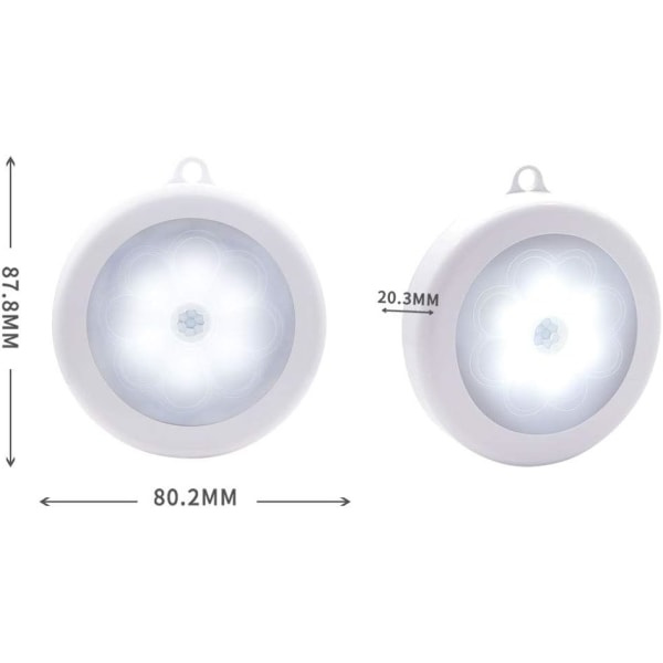IC Liiketunnistimella varustetut yövalot, 3 kpl LED-yövalosarja langaton