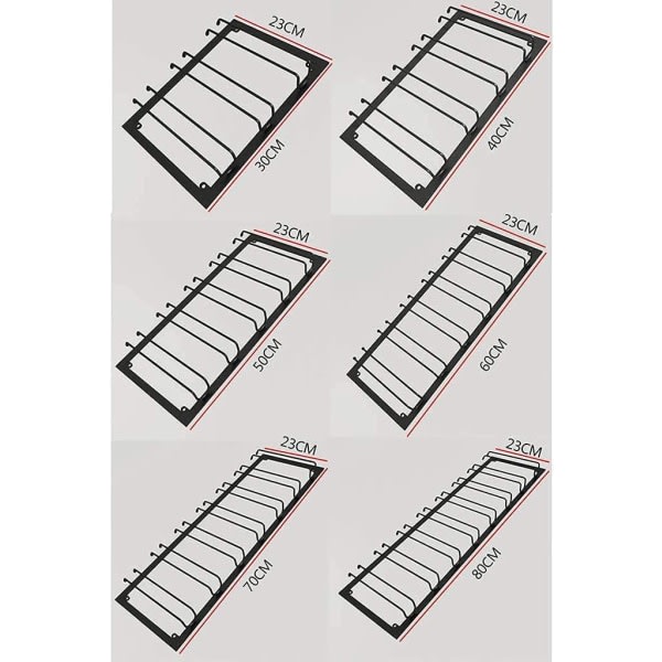 Mugghållare Vinglashållare, Underskåp Mugghållare, Hängande Vinglashållare för kök och krog 10 kg bärare