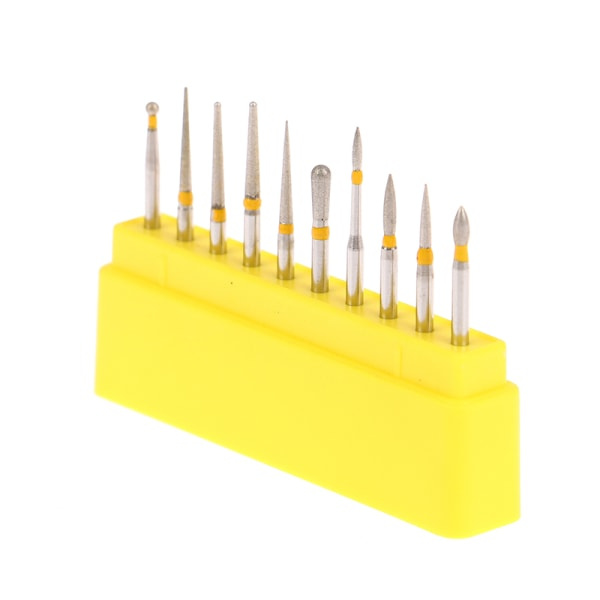 IC 10 st/låda Dental FG Diamantfräsar Komposit/Polering för High S