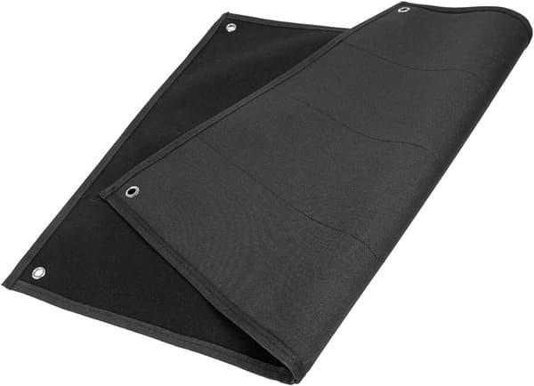 Patch-organizer-tavle - Veloverflade - 110 x 70 cm - sort