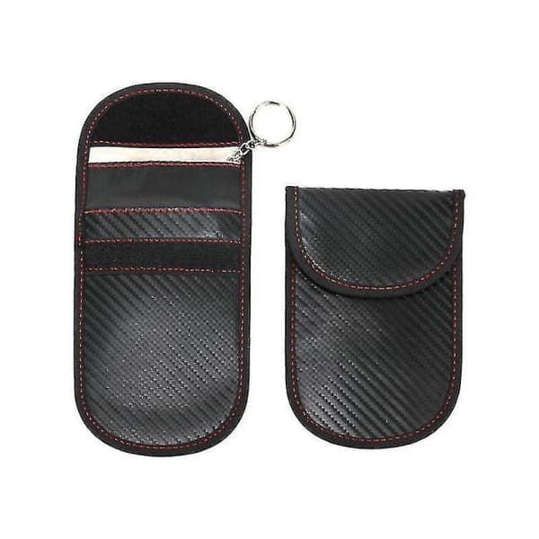Bilnøglebeskyttelse Keyless Cover 2-pak Skyddsnyckelpåse Case Case Bilnøgle Safea IC