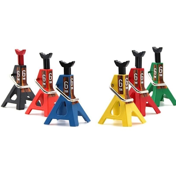 4 stk. Metal Justerbar Højde 6 Ton Donkraft Reparationsstativ til 1/10 RC Crawler Bil Axial SCX10 90046 Traxxas TRX4 TRX6 D90,3..DEBUNS