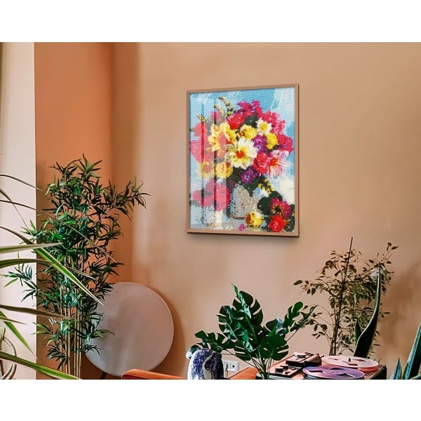 IC Jul DIY 5D Blomster Diamantmaleri Strand efter Nummer Sæt