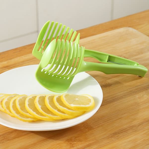 Tomato Slicer - Fruit Slicer - Peeler - Vegetable Slicer - Onion Slicer - Black - Kitchen Utensils - Kitchen Accessories - Fruit Slicing Machine