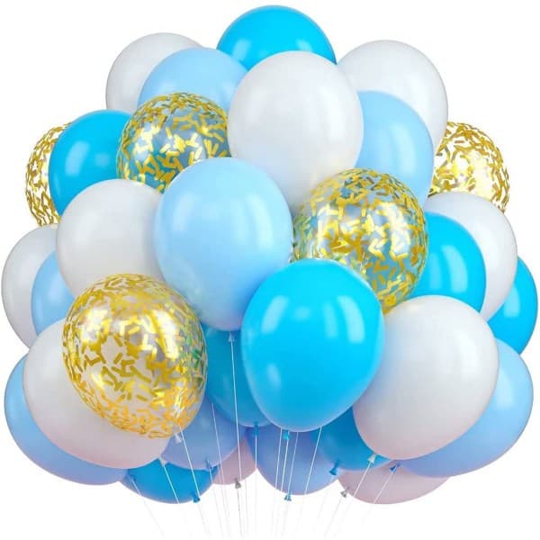 IC 60 stk 12-tommer latexballon metallisk sæt