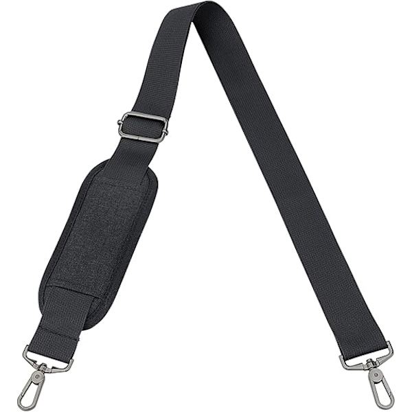 Shoulder Strap for Shoulder Bags — Adjustable, Soft, and Thickened Replacement Strap with Metal Hooks