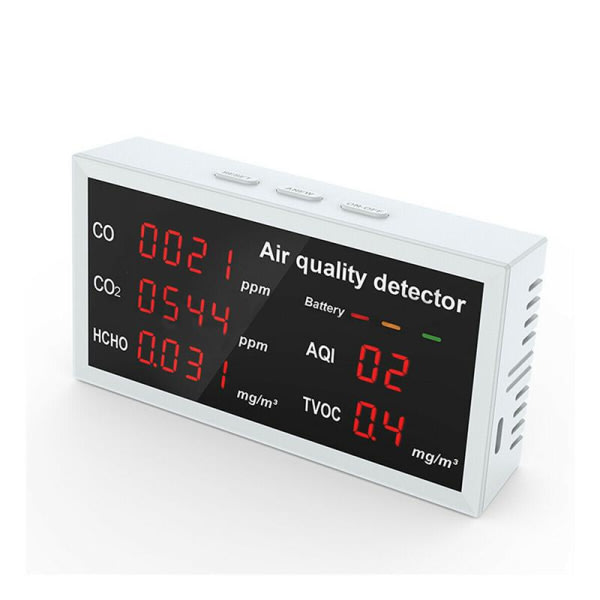 IC Luftkvalitetsdetektor CO2-formaldehyd TVOC-monitor