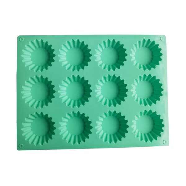 IC 12-håls muffinsform Mini Cupcake Cookie Baking Mo Green