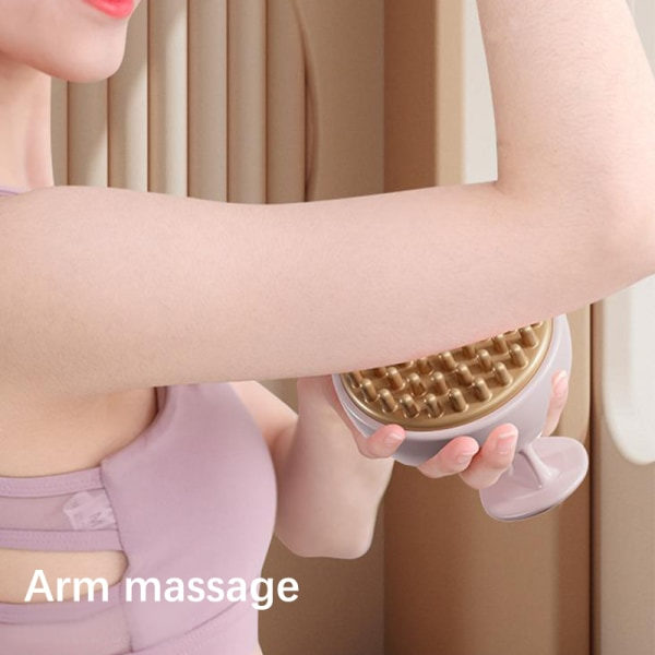 Meridian massagebørste Lindrer træthed Skrapterapi Gua Sha Pink