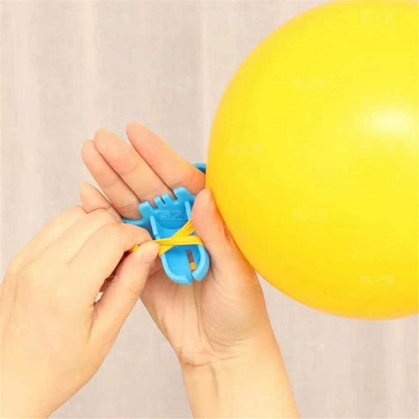 IC 6st hurtigare ballongknäppare, ballongregningar ballongslipsar, lettbindende slips egnet for ballonger, ballongbindningsverktøy