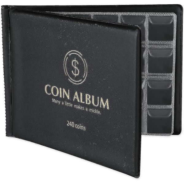 Myntsamlingsalbum, passende for lagring av myntdiameter mindre enn 3 cm