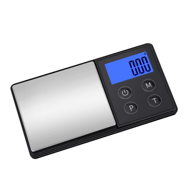 IC Opladeligt Digital Vægt 200 g / 0,01 g Sort Sort