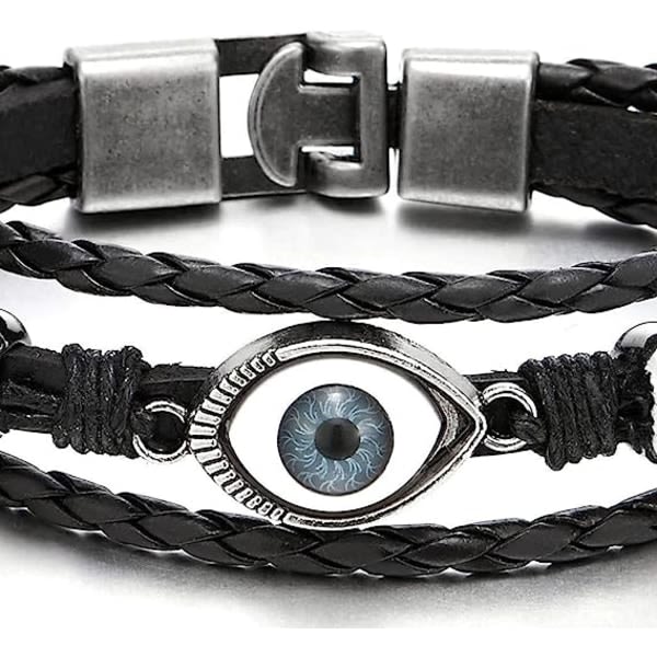 Europa og USA Tyrkiet Blue Eye Woven Leather Brace