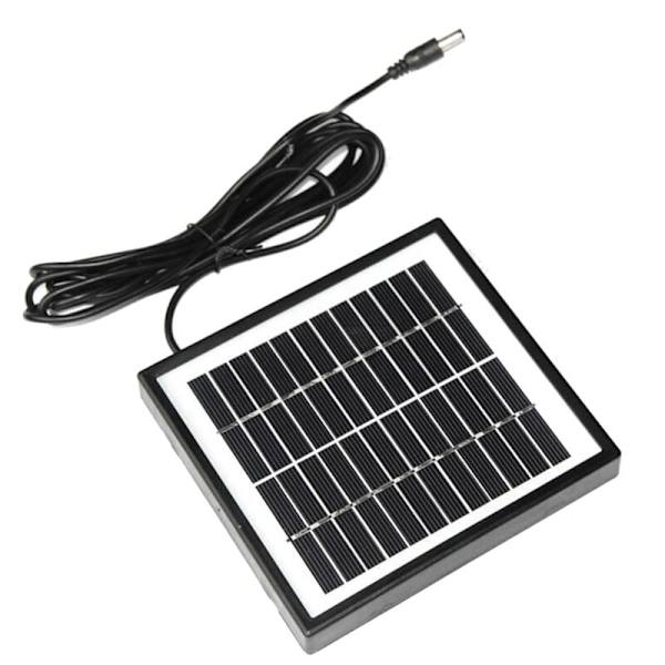 12V 2W Solpanel Lys Have DIY Dele DC Port Modul Batteri til Oplader