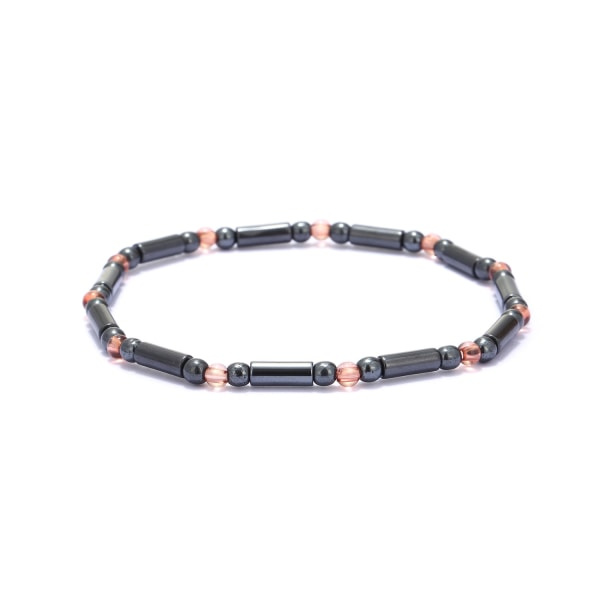 IC 2-pak Anti-Angst Magnetisk Anklet Obsidian Chakra Anklet