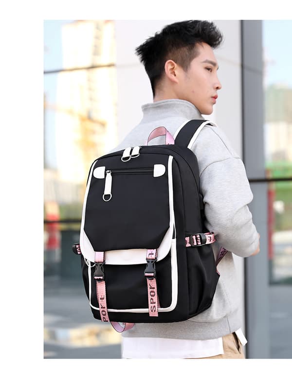 K-Pop Demon Hunters Anime Ryggsäck Söt Tecknad Väska för Studenter
