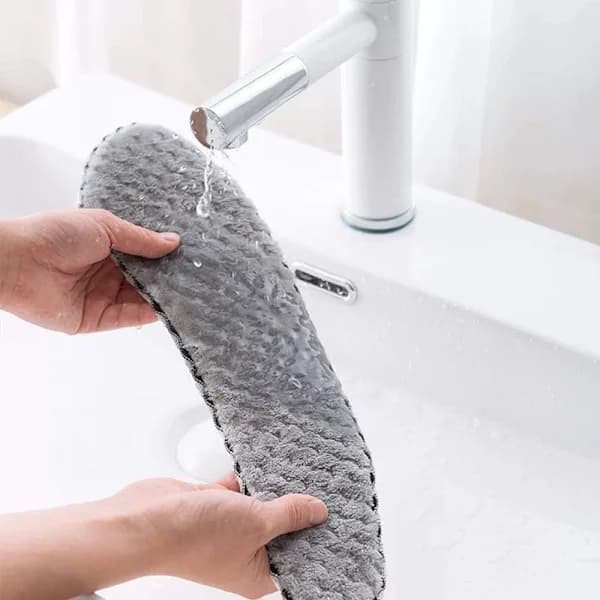 1 Pair Thick Soft Warm Toilet Seat Covers with Padding, Non-Slip, ZQKLA