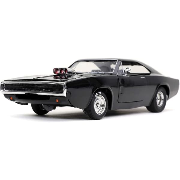 IC Leksager FF9 DOMS 1327 Dodge Charger 1/24 Bil, Sort