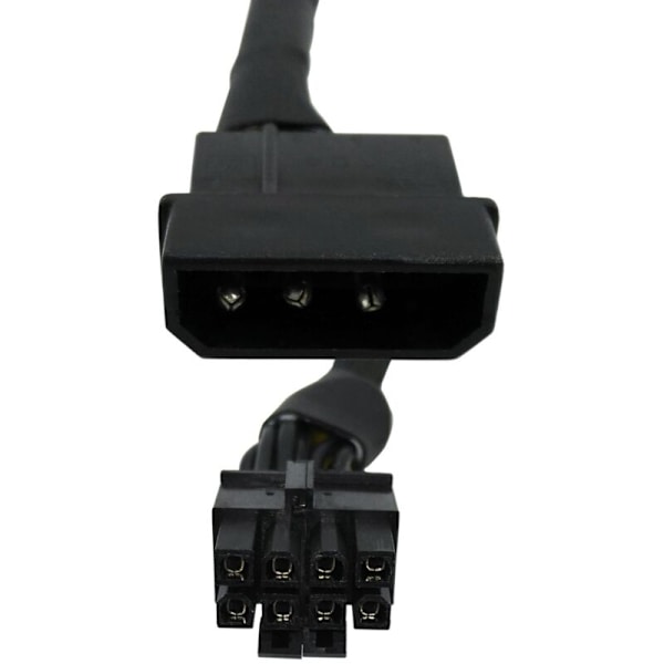 2-pak LP4 Molex han til CPU 8-pin (4+4) EPS-12V strømadapterkabel, 33 cm