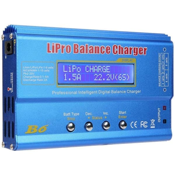 IC RC Batterilader, Balanceret Batterilader med Skinnende Metalkabinet, Velegnet