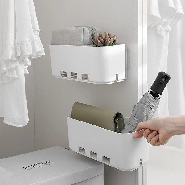 Extendable Shelf for Cabinets, for Kitchen and Bathroom, Wall-Mounted, Perforated