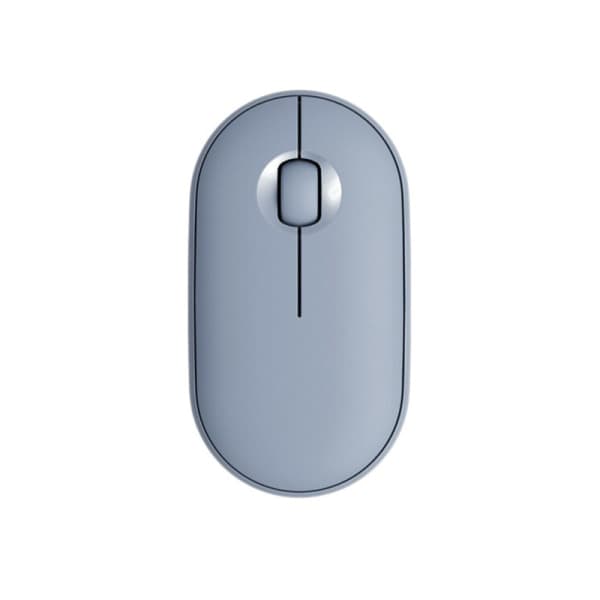 IC Bluetooth-mus - Ultra-tynd Mini Silent Trådløs Mus - Blå