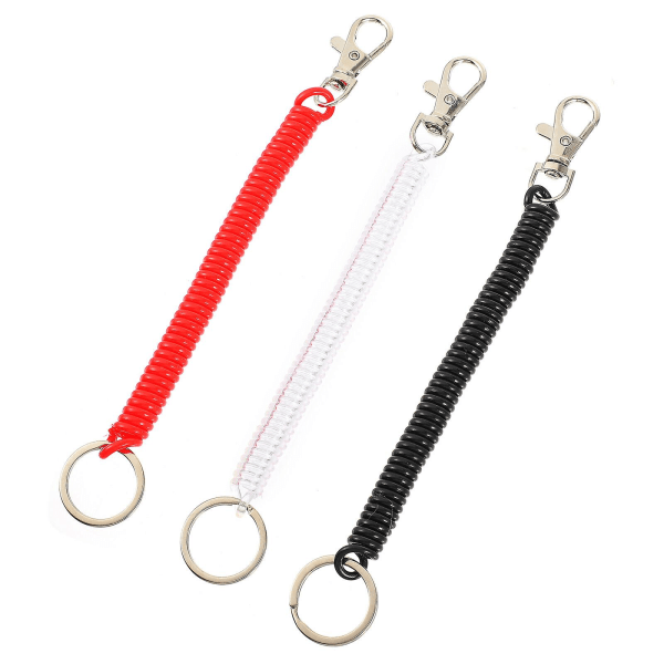 3 st Handledsrem Lanyard Pocket Nyckelring Nyckelring Present Anti- Lost Stretch CordAsorted Color18X2,5 Assorted Color 18X2.5X1CM IC